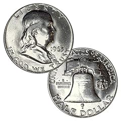 90% Silver Franklin Brilliant Uncirculated Random Half for sale  Delivered anywhere in USA 