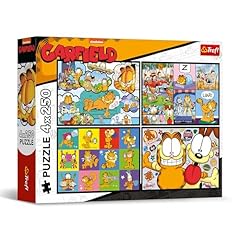 Trefl 4in1 garfield usato  Spedito ovunque in Italia 