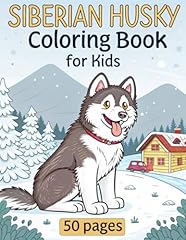 Siberian husky coloring for sale  Delivered anywhere in USA 