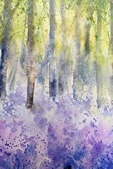 Original watercolour bluebell for sale  Delivered anywhere in UK