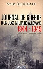 Journal guerre juge d'occasion  Livré partout en Belgiqu