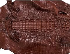 Brown alligator hide for sale  Delivered anywhere in USA 