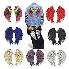 Pair sequin wings for sale  Delivered anywhere in USA 