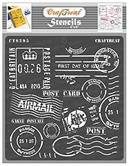 Craftreat postal stencils for sale  Delivered anywhere in UK