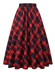 Red plaid skirt for sale  Delivered anywhere in USA 