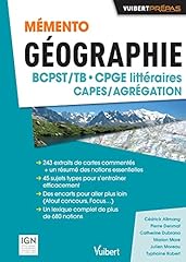 Mémento géographie bcpst d'occasion  Livré partout en France