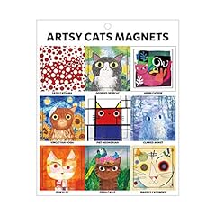 Artsy cats magnets usato  Spedito ovunque in Italia 