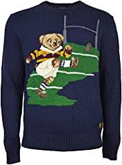 Polo Ralph Lauren Men's Big and Tall Rugby Bear Ribbed for sale  Delivered anywhere in USA 