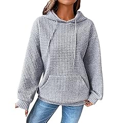 Damen waffelmuster hoodie gebraucht kaufen  Wird an jeden Ort in Deutschland