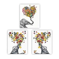 Elephant Prints Flowers Print Cute Elephant Flower for sale  Delivered anywhere in Canada