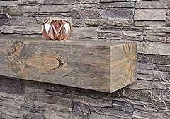 Vail Floating Wood Mantel Shelf - Driftwood 60 Inch for sale  Delivered anywhere in USA 