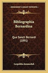 Bibliographia bernardina qua usato  Spedito ovunque in Italia 