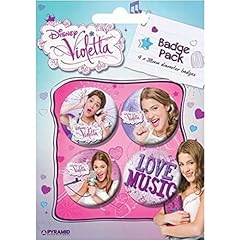 Violetta badges set usato  Spedito ovunque in Italia 
