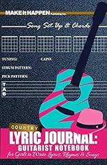 Country lyric journal for sale  Delivered anywhere in USA 
