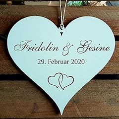 Herz schild hochzeit gebraucht kaufen  Wird an jeden Ort in Deutschland