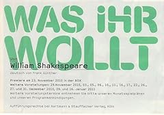 Programmheft william shakespea gebraucht kaufen  Wird an jeden Ort in Deutschland