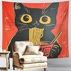 Cat noodle tapestry for sale  Delivered anywhere in UK