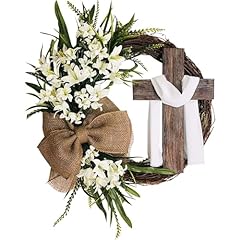 Easter cross wreath for sale  Delivered anywhere in USA 