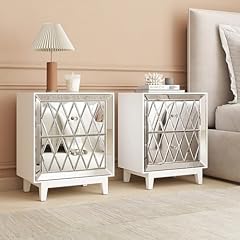 Blingworld mirrored nightstand for sale  Delivered anywhere in USA 