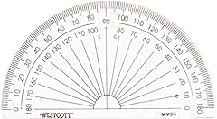 Westcott clear protractor for sale  Delivered anywhere in USA 