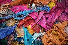 Silk fabric scraps for sale  Delivered anywhere in USA 