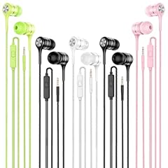 Wired earbuds microphone for sale  Delivered anywhere in USA 
