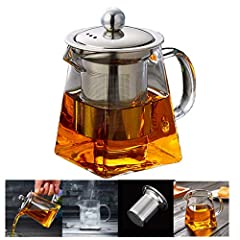 PluieSoleil Glass Teapot 350 ml Teapot for One with, used for sale  Delivered anywhere in UK