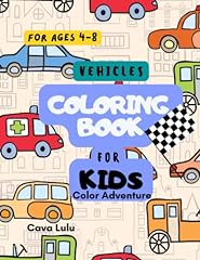 Vehicles coloring book for sale  Delivered anywhere in USA 