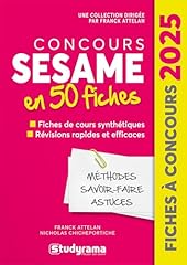 Concours sesame 50 d'occasion  Livré partout en France