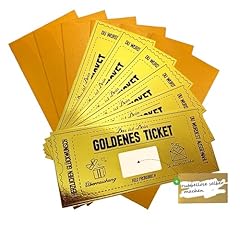 Stück goldenes ticket gebraucht kaufen  Wird an jeden Ort in Deutschland