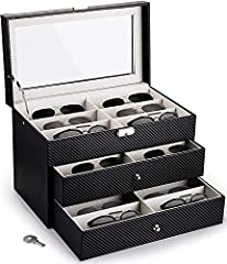 WUWEOT 18 Slots Sunglasses Organizer Collector Eyeglasses for sale  Delivered anywhere in UK
