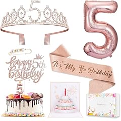 5th birthday decorations for sale  Delivered anywhere in USA 