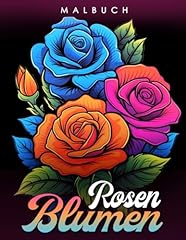 Rosen blumen malbuch gebraucht kaufen  Wird an jeden Ort in Deutschland