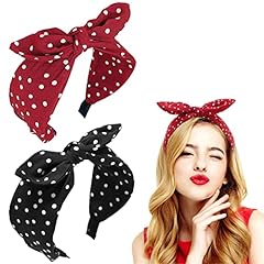 Polka dot headband for sale  Delivered anywhere in UK