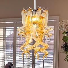 Blown glass chandelier for sale  Delivered anywhere in USA 