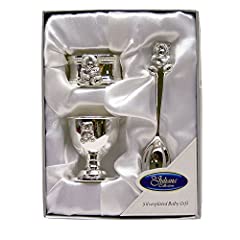 Silver plated christening for sale  Delivered anywhere in UK