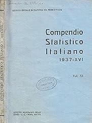 Compendio statistico italiano. usato  Spedito ovunque in Italia 