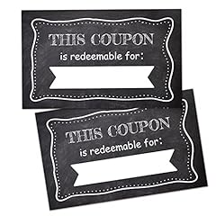 Coupon cards chalk for sale  Delivered anywhere in USA 