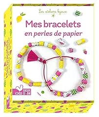 Bracelets perles papier d'occasion  Livré partout en Belgiqu