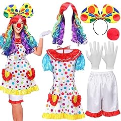 Pcs clown costume for sale  Delivered anywhere in USA 