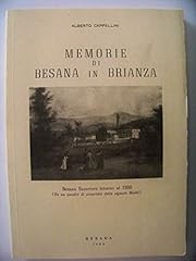 Memorie besana brianza usato  Spedito ovunque in Italia 