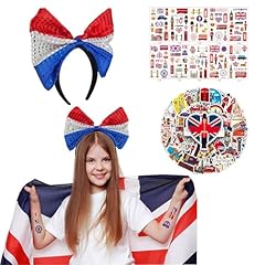 Union jack headband for sale  Delivered anywhere in UK