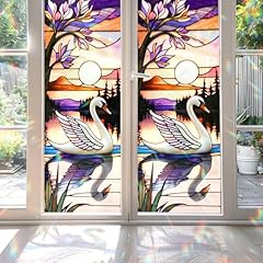 Swan stained glass for sale  Delivered anywhere in USA 