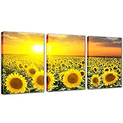 Sunflower wall art for sale  Delivered anywhere in UK