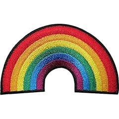 Rainbow embroidered iron for sale  Delivered anywhere in UK