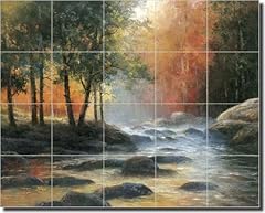 Ceramic river landscape for sale  Delivered anywhere in USA 