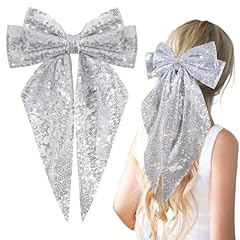Sequin hair bow for sale  Delivered anywhere in UK