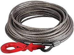 BestEquip Galvanized Steel Winch Cable, 3/8" x 75', used for sale  Delivered anywhere in USA 