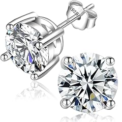 Sterling silver moissanite for sale  Delivered anywhere in USA 