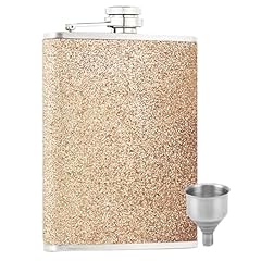 Golden hip flask for sale  Delivered anywhere in USA 